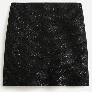 Jcrew Sequin Tweed Mini Skirt - size 8 NWOT